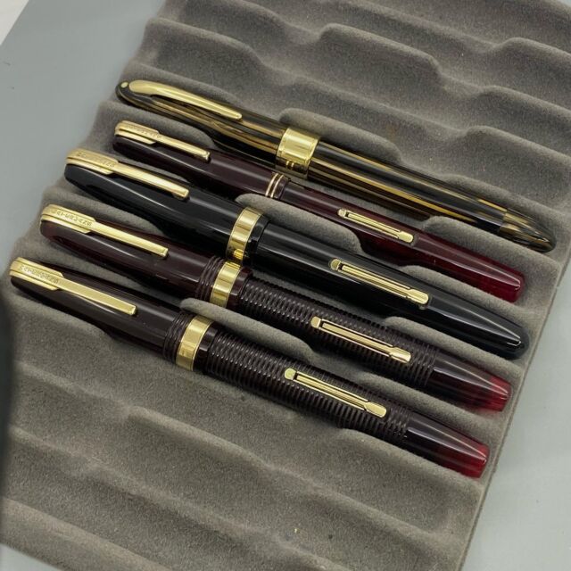 Waterman Hundred Years and a Sheaffer Triumph Vacuum-Fil just restored and headed to our eBay Store - link in bio 

#watermanhundredyear #watermanhundredyearpen #sheaffertriumph #sheaffervacuumfil #flexiblenib #restoredpens
