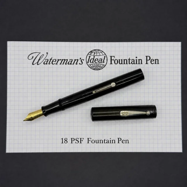 Waterman 18 PSF Fountain Pen, professionally restored and headed to our eBay store - link in bio 

#watermanfountainpen #fountainpen #rarepen